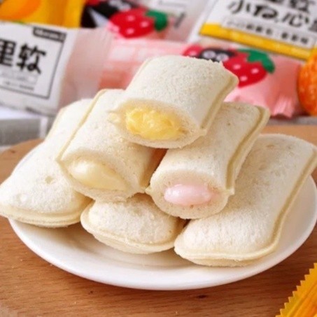 【大喜】熱銷 麵包 小麵包 草莓味/黃桃味/香草味/酸奶味麵包 口袋麵包 乳酪麵包 夾心麵包 早餐麵包