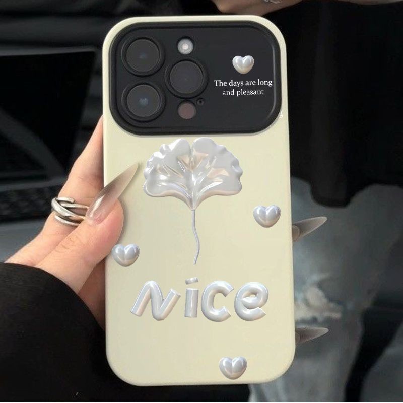 nice愛心視窗款適用蘋果15手機殻iphone14promax全包13硅膠11/x