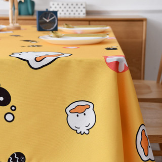 幼兒園桌布防水防油免洗美術室繪畫畫小清新耐臟可愛卡通桌子布套
