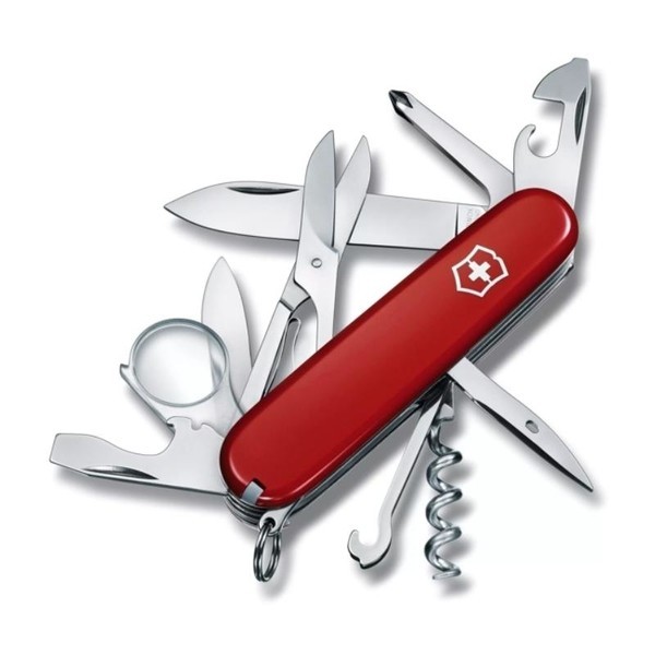 【Victorinox 瑞士維氏】瑞士刀 EXPLORER 16用刀 91mm-紅(1.6703) 墊腳石購物網