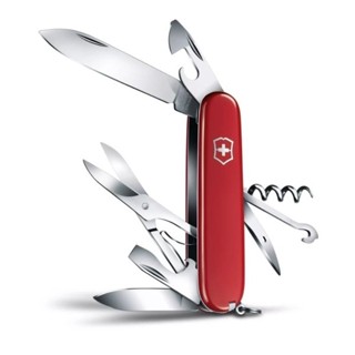 【Victorinox 瑞士維氏】瑞士刀 CLIMBER 14用刀 91mm-紅(1.3703) 墊腳石購物網
