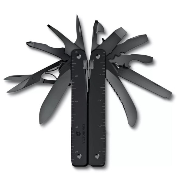 【Victorinox 瑞士維氏】SWISS TOOL MXBS工具鉗 26用刀 115mm-黑(3.0326.M3N) 墊腳石購物網