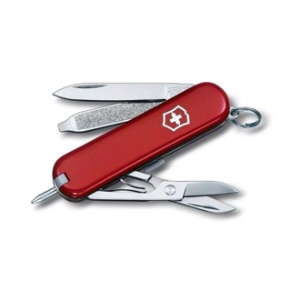 【Victorinox 瑞士維氏】瑞士刀 SIGNATURE 8用刀 58mm-紅(0.6225) 墊腳石購物網