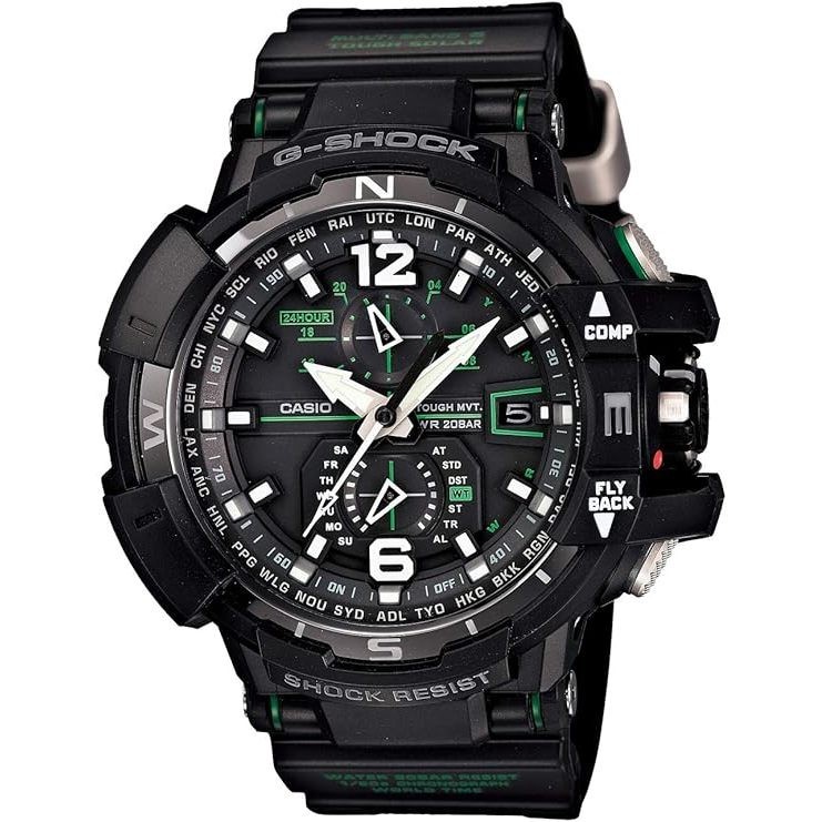 日本行貨★CASIO 卡西歐 G shock GRAVITYMASTER 光動能電波 GW-A1100-1A3JF GW