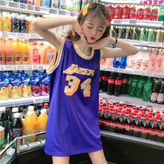球衣🎀Q女夏裝運動籃球背心韓版bf風數字印花學生寬松無袖t恤上衣