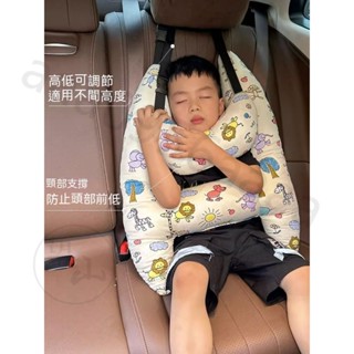 卡通汽車抱枕 汽車安全抱枕 安全枕頭 車用靠墊 汽車頸枕 汽車靠枕 車上睡枕 抱睡枕 護頸枕 側靠枕 汽車頸枕