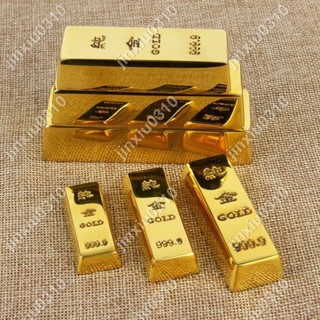 【七七五金】 銅金條擺件 鎏金色銅金條擺件 #jinxiu0310