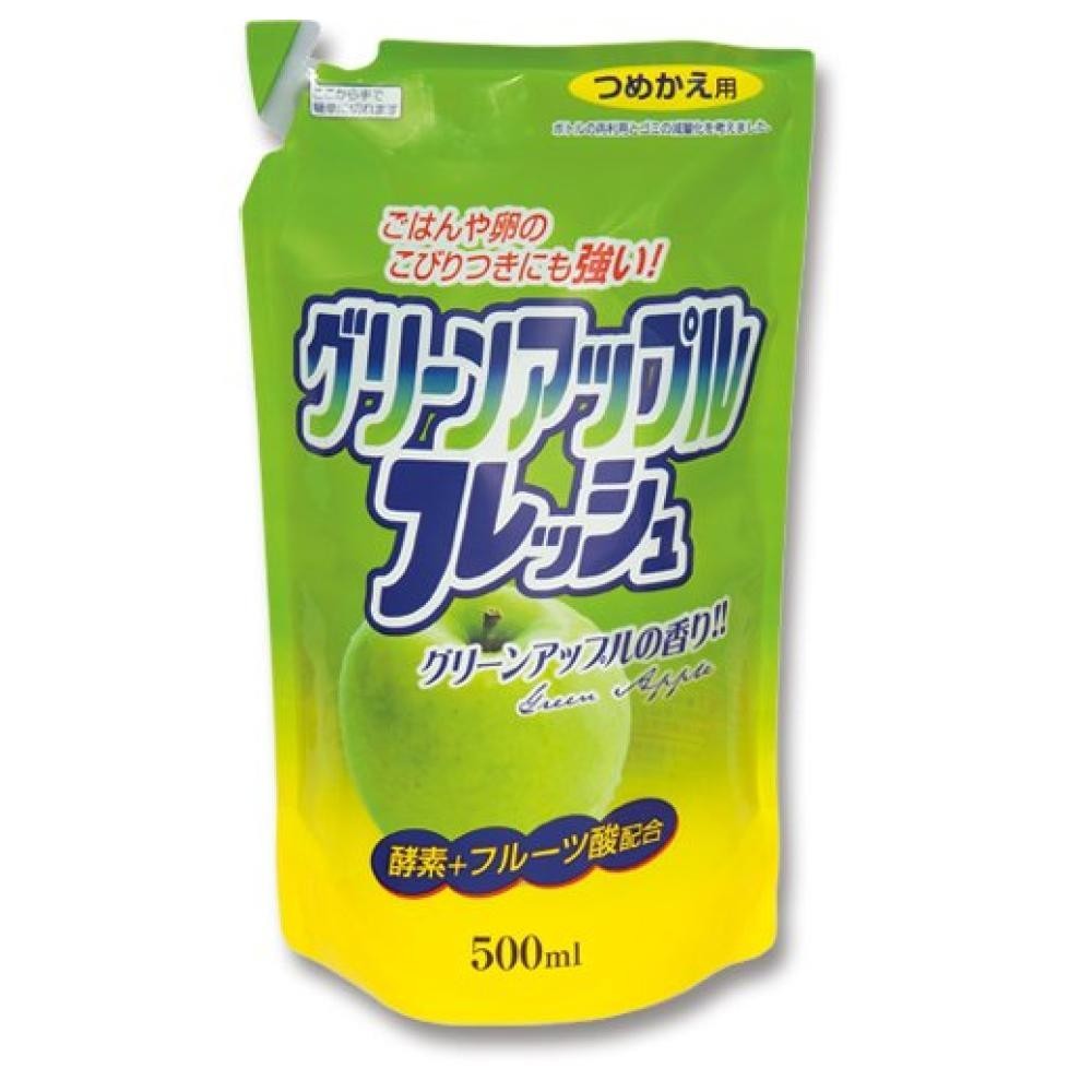 日本進口 火箭 Rocket 中性洗碗精補充包(青蘋果/500ML) 日本製 賣場多款任選