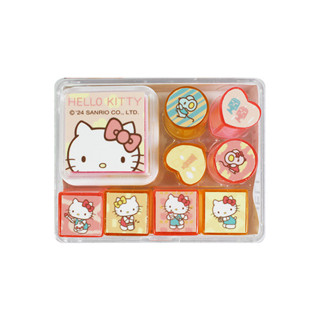 三麗鷗 小盒裝印章組-粉凱蒂貓 墊腳石購物網