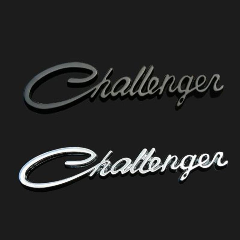 車品道奇challenger車標 酷威 酷博改裝英文字母標 個性車尾標側標貼 汽車裝飾 汽車貼 汽車改裝