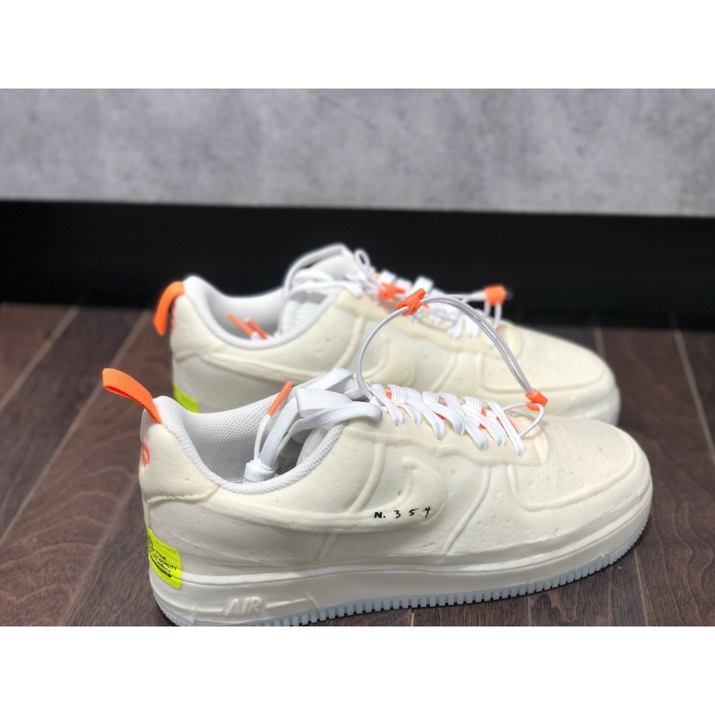 Nike Air Force 1 Low Experimental"Sail"米白橘 海綿 CV1754 100