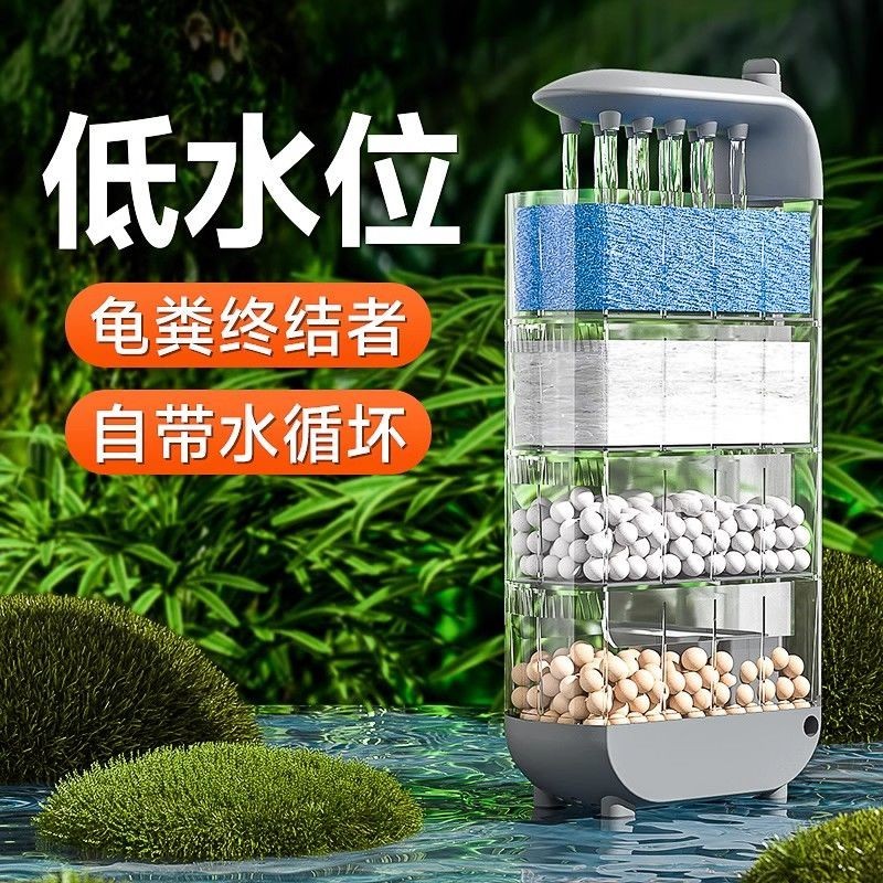 魚缸過濾 淨水棉 過濾棉 過濾器替換棉 蜂孔濾布 疯狂水草低水位过滤器瀑布式吸粪循环净水器小型龟箱缸乌龟过滤器