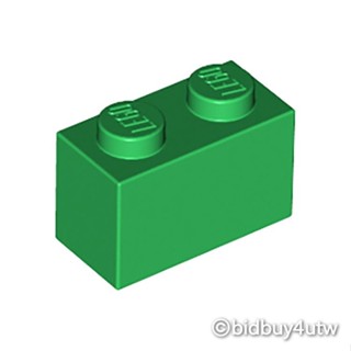 LEGO零件 基本磚 1x2 3004 綠色 4107736【必買站】樂高零件