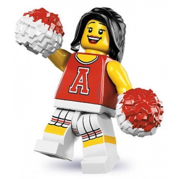 LEGO 8833-13 人偶抽抽包系列 Red Cheerleader, Series 8 (已拆封)【必買站】樂高