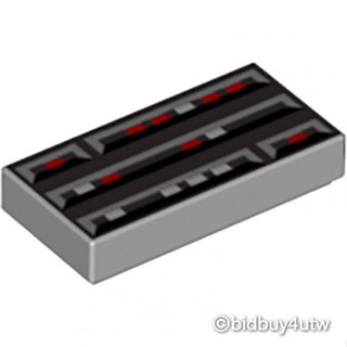 LEGO零件 印刷平滑磚 1x2 3069bps1 淺灰色 4212363【必買站】樂高零件