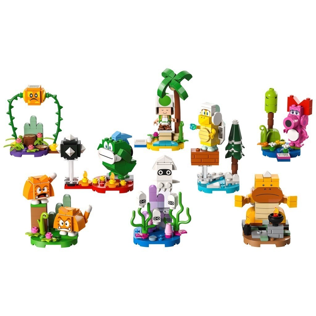 LEGO 71413 角色組合包_第6代 (一套8隻) 超級瑪利歐系列【必買站】樂高人偶