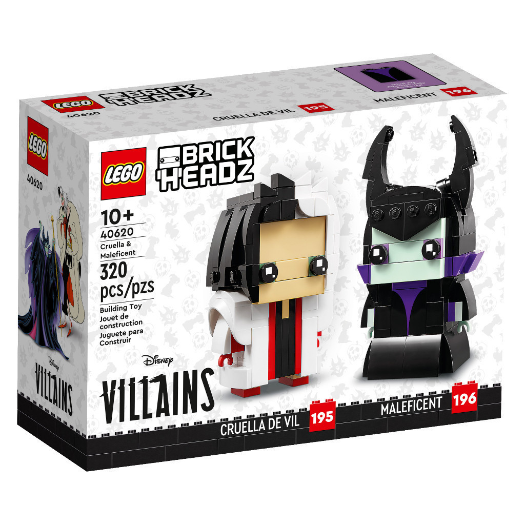 LEGO 40620 庫伊拉與梅菲瑟 BrickHeadz系列【必買站】樂高盒組