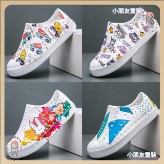 🍭小朋友🍭兒童洞洞鞋男女童鏤空包頭沙灘涼鞋夏季軟底遊玩涉水雨鞋休閑透氣