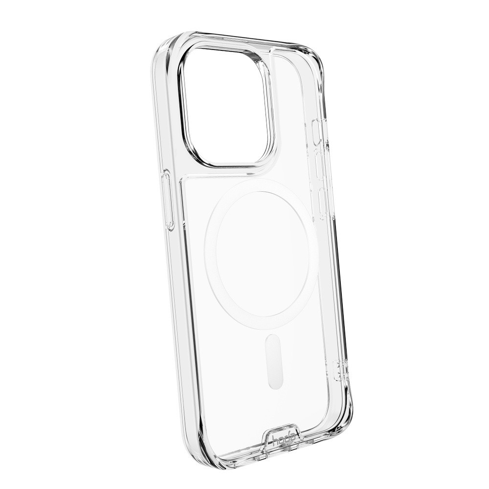【hoda】iPhone 14 系列 MagSafe 晶石 鋼化玻璃 軍規防摔保護殼｜透明