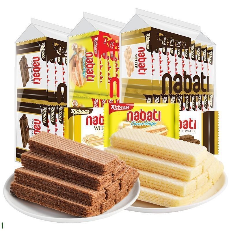 印尼進口 麗芝士nabati納寶帝 威化餅幹 25g包裝 休閒零食批髮