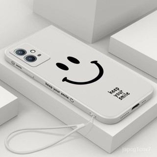 簡約笑臉vivoy55s手機殻 正確版液態矽膠保護套全包邊防摔軟殻男女 DHQO