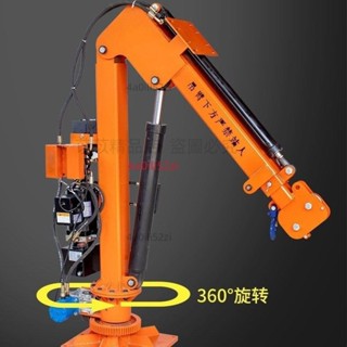 ✨好物優選✨全電動車載吊機12V24V液壓伸縮吊臂自動旋轉起重絞盤小型吊機 可開發票