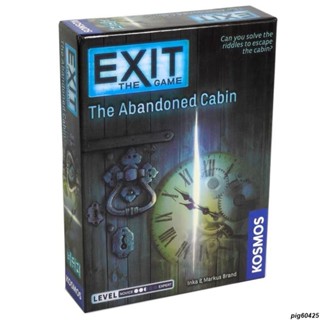 桌遊 卡牌 Exit: The Abandoned Cabin密室逃生-遺棄的小屋桌游英文卡牌游戲