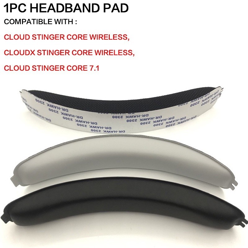 ▷耳機頭梁墊適用 HyperX Cloud Stinger Core 7.1遊戲耳機橫樑墊 金士頓毒刺靈動7.1無線版頭