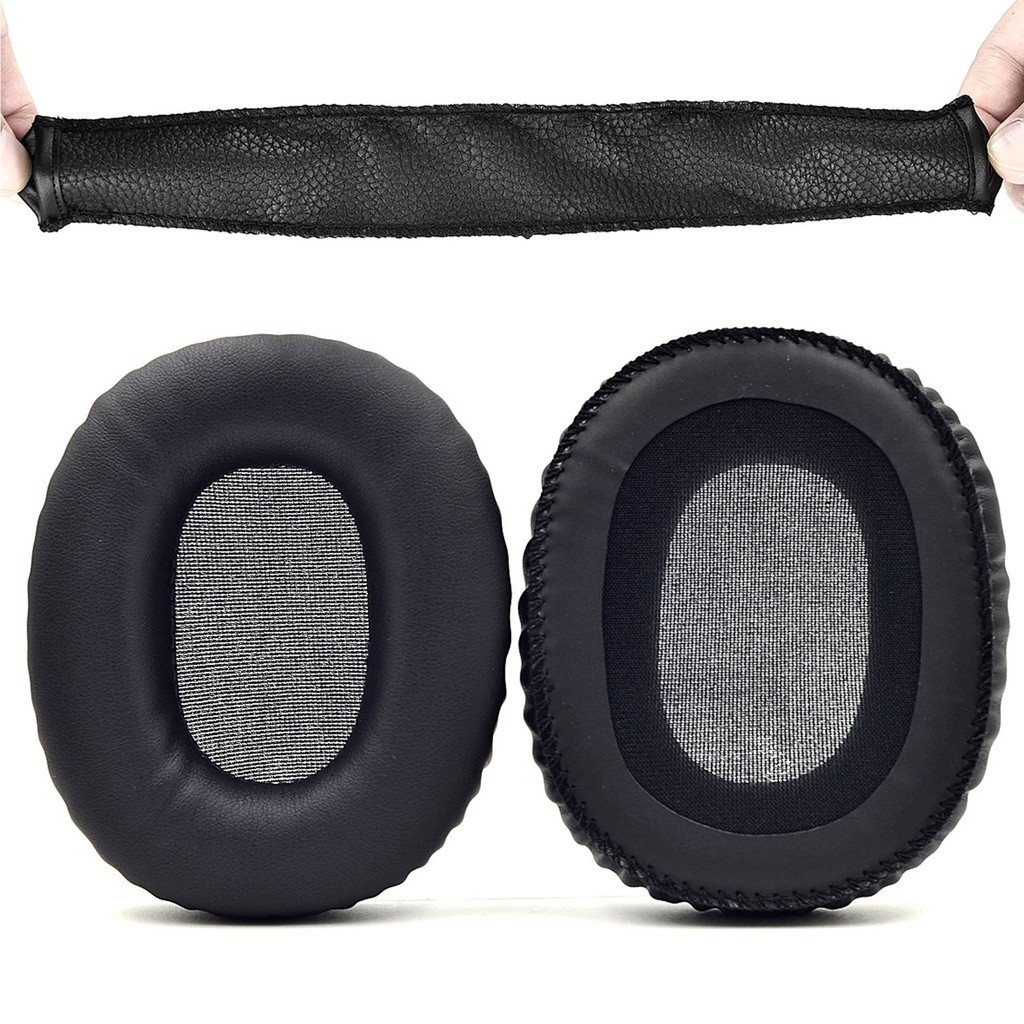 ♮耳機套+頭梁套適用於馬歇爾 Marshall Monitor 1代耳機替換耳罩 頭梁保護套 皮套