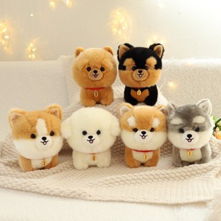 ✨優選臻品💗可愛模擬萌寵犬小狗狗公仔擺件玩偶 可愛娃娃兒童陪睡 安撫玩偶 狗狗玩具 狗狗娃娃 抱枕娃娃 娃娃布偶