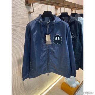 風衣 小怪獸拉鏈連帽風衣 薄款 連帽外套 風衣外套 防風外套 防曬外套 男女運動外套熱賣