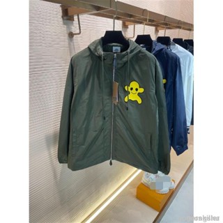 風衣 小怪獸拉鏈連帽風衣外套 薄款 連帽外套 風衣外套 防風外套 防曬外套 男女運動外套熱賣
