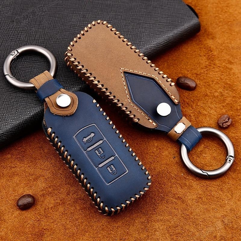 Mitsubishi 三菱 鑰匙套 鑰匙包 真皮 鑰匙殼 鑰匙圈 鑰匙套 皮套 卡夢 鑰匙保護殼 鑰匙殼·AAS