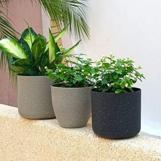 花盆 盆栽容器 花器 盆器 盆 大花盆 控根 盆園藝樹脂塑膠仿石頭花盆北歐簡約大號花盆客廳陽臺高檔加厚室外傢用