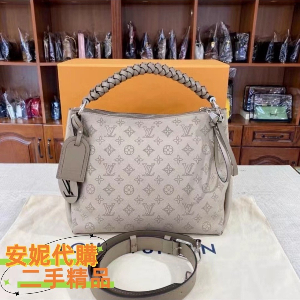 免運 LV 路易威登 Beaubour Hobo 中號 經典鏤花 小牛皮 手提包 單肩包 斜挎包 M56084