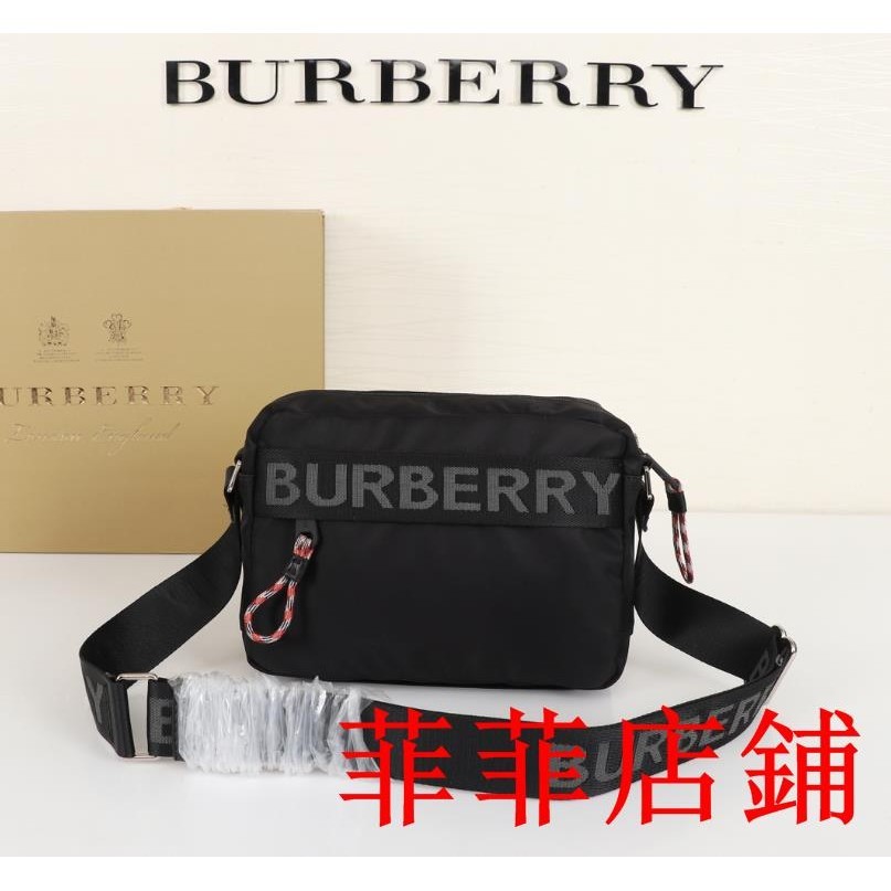 菲菲二手/巴寶莉 Burberry斜挎包男 男士單肩包 郵差包斜跨包斜背包側背包男生包包男包防水休閒包