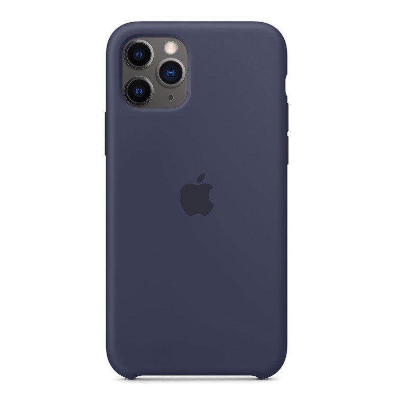 (正品）現貨免運Apple iPhone 11 Pro 矽膠保護殼 - 午夜藍色 原廠公司貨