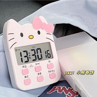 台灣🌸凱蒂貓計時器kitty貓時鐘鬧鐘作業定時器可愛上課學習小型便攜式