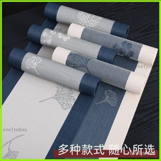 臺灣出貨🎈中國風梅花高階桌旗 茶席 手繪茶席 棉麻布 防水茶席 禪意桌布 中式禪意高階感茶席墊 茶幾輕奢簡約桌墊 SU