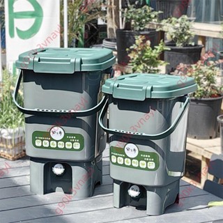 今日上新#廚余堆肥桶室內家用垃圾分類波卡西堆肥箱積肥漚肥桶自制堆肥雙蓋