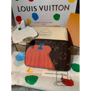精品 Louis Vuitton 路易威登 LV x YK Pumpkin Romy 草間彌生 南瓜 拉鏈 零錢包