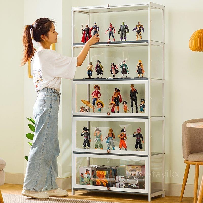手辦展示柜樂高亞克力展示架陳列柜子煙柜非玻璃模型置物貨架玩具