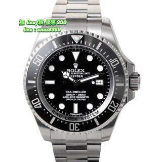 Rolex 勞力士 116660 DEEPSEA系列 深海潛水3900米排氦 自動上鍊男用腕錶