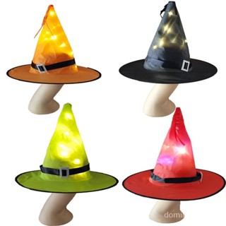 【文森傢居】免運萬聖節帽子鬼節派對裝飾道具LED髮光巫婆帽魔法師女巫帽巫婆帽 ISHU
