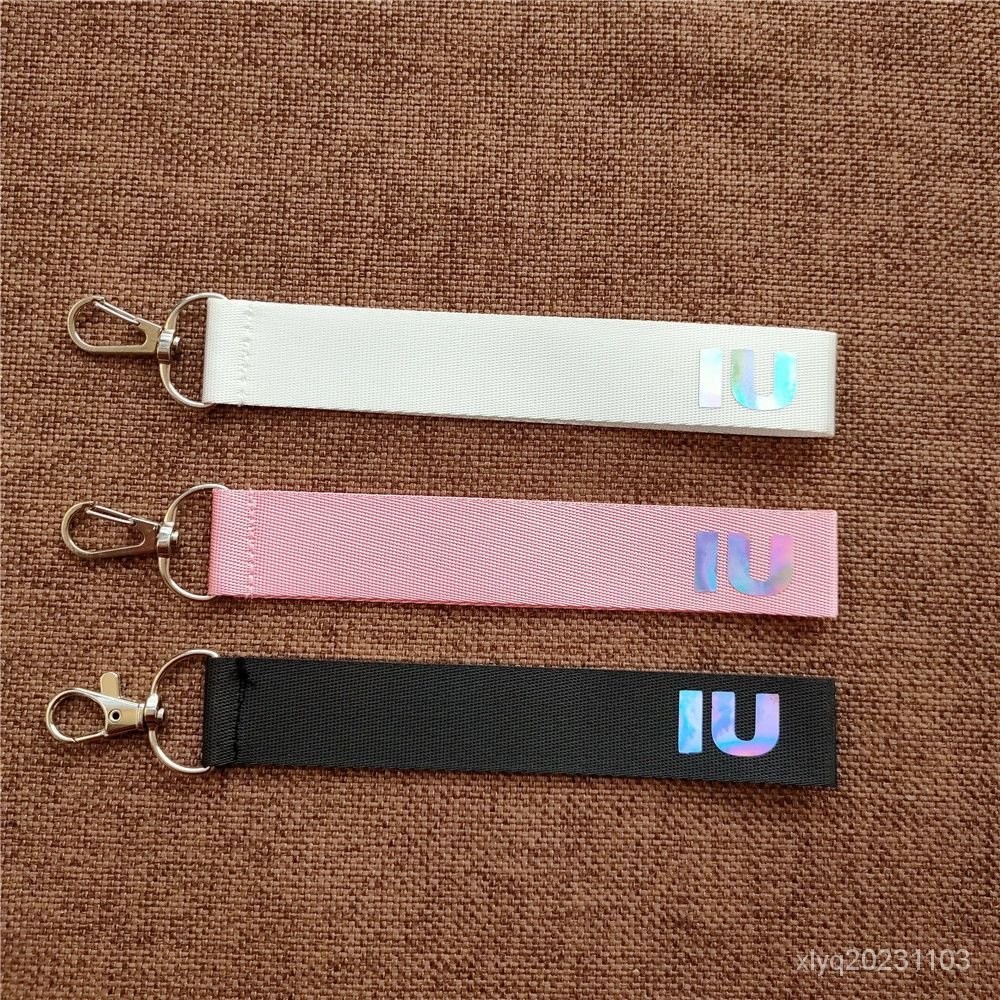 🌸新品🌸嘗鮮價🔍IU鐳射手機繩姓名條李知恩Lee Ji Eun 鑰匙扣扣包包掛件掛飾