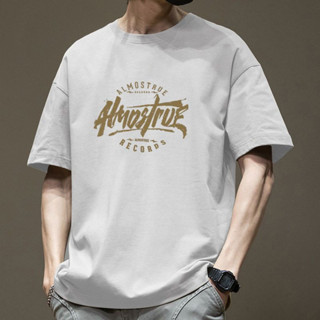 臺灣出貨重磅純棉T恤 男士ins潮牌 純棉半袖衣服 2025年新款 時尚 潮流 前衛 圓領 短袖 美式