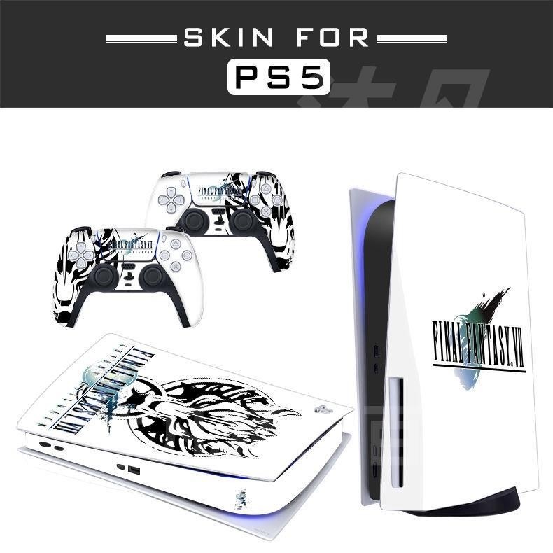 ✨新品熱銷✨Ps5貼紙 Ps5保護膜 光碟版 數字版 遊戲主機個性貼紙 PS5主機全身貼 手柄保護貼 主機貼膜