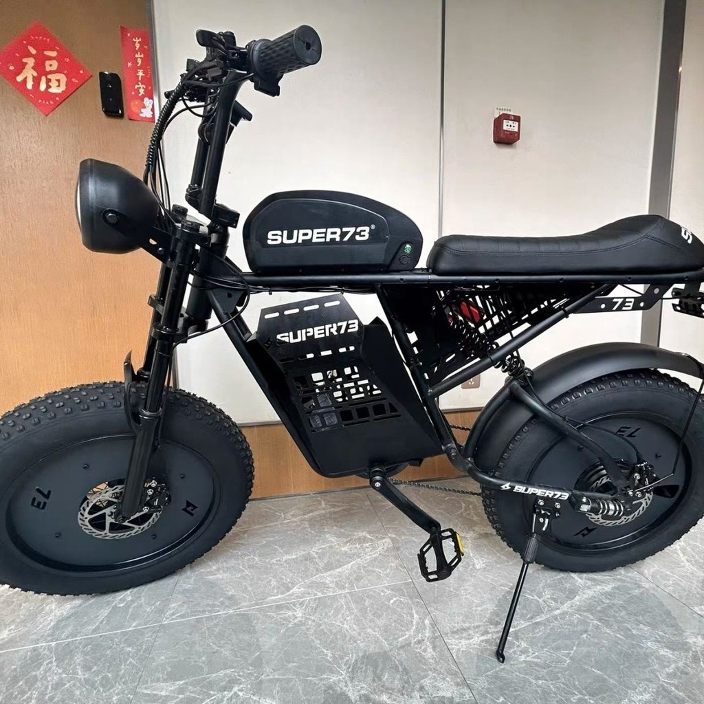 【限時折扣 全款詢問客服】super73RX明星同款電動自行車寬輪胎越野摩托復古助力變速雙人