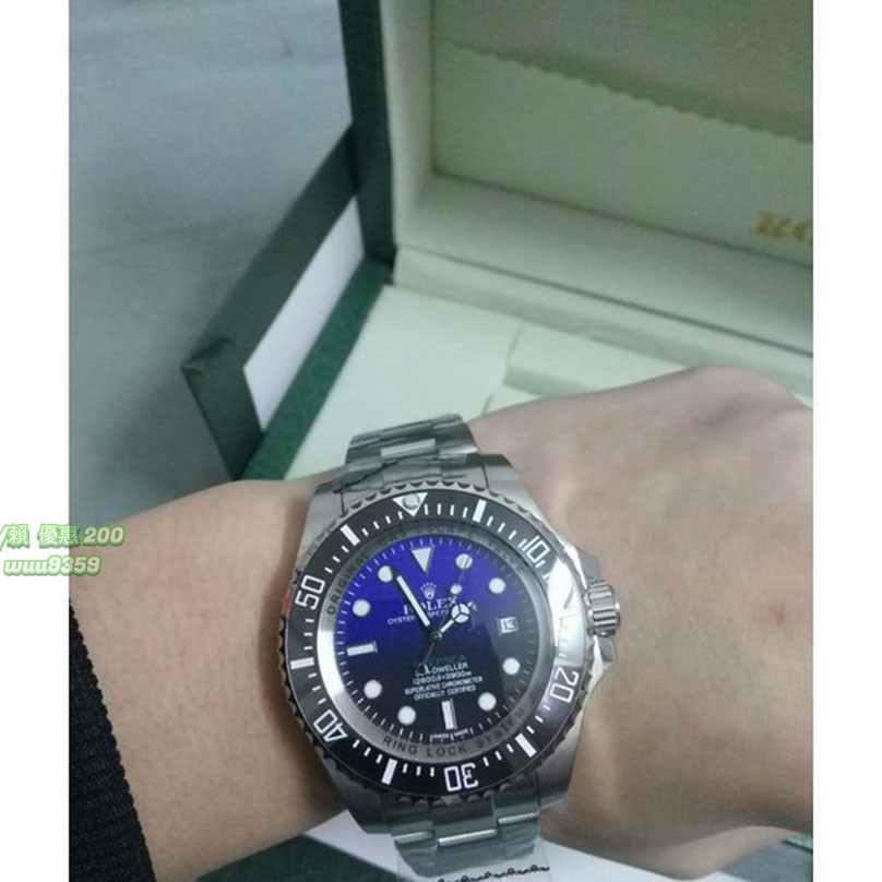 勞力士Rolex 44mm DEEPSEA水鬼王深海潛航者海使116660