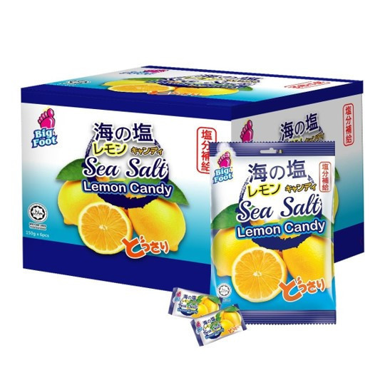 ✨874「COSTCO線上代購」BigFoot 海鹽檸檬糖 150公克 X 6包